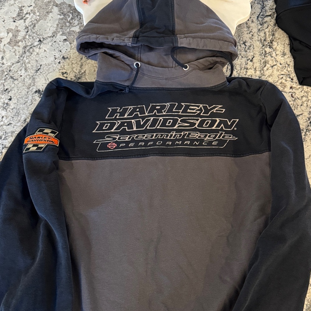 Harley-Davidson Black and Gray Performance Hoodie